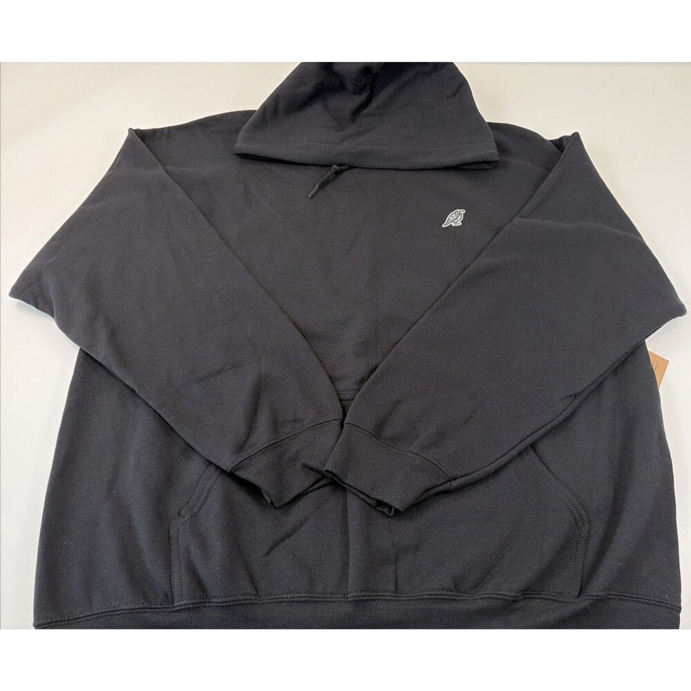 Vans Pullover Black Hooded Sweatshirt Washed Black Size XL